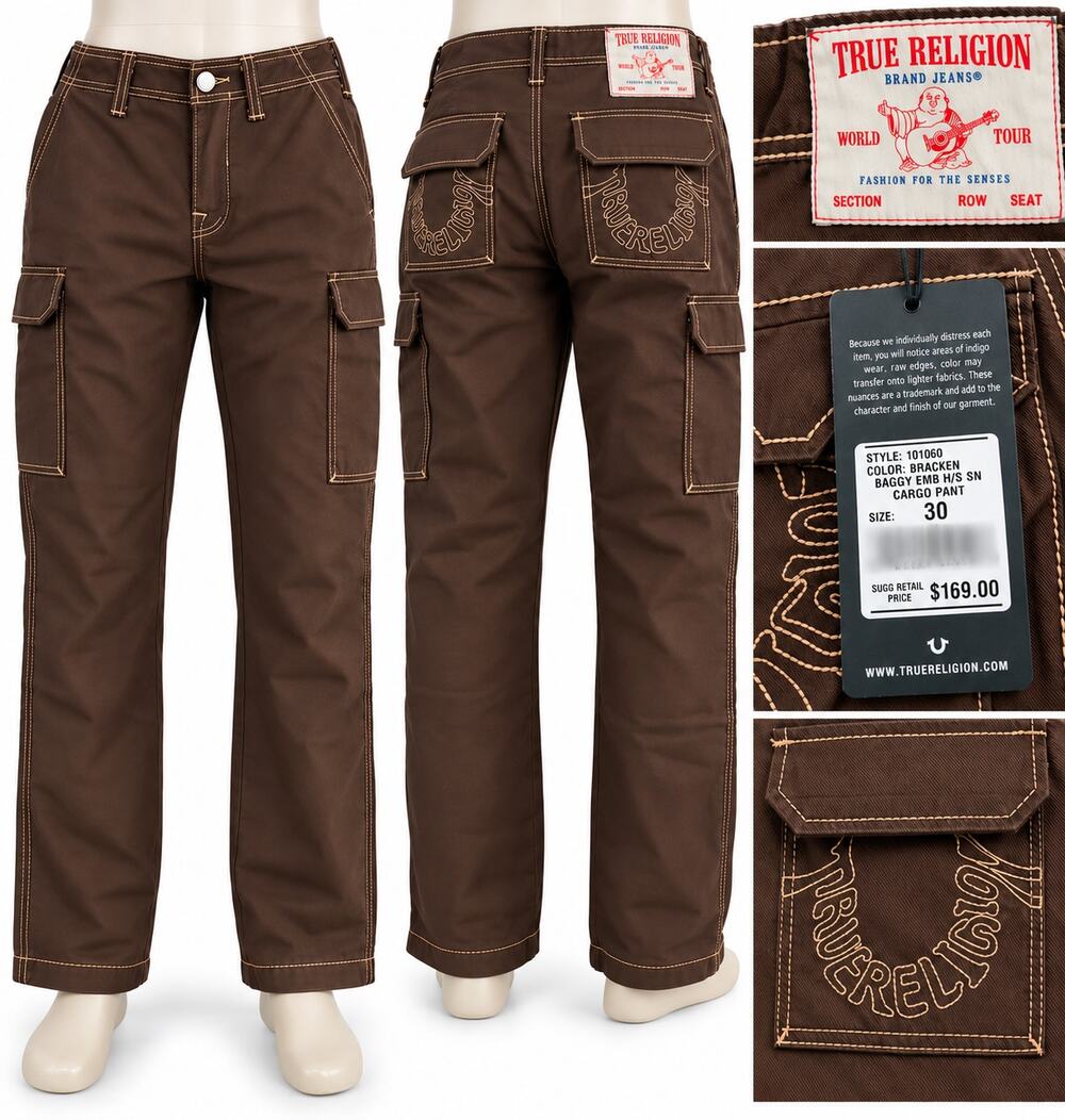 True Religion Men’s Cargo Pants